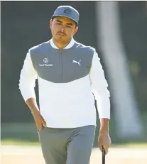  ?? STEPH CHAMBERS/GETTY IMAGES ?? Rickie Fowler, pictured at Riviera Country Club in Pacific Palisades, Calif., last month, sits 65th in the world rankings and is without a top-10 finish since January 2020.