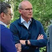  ?? ?? Visit: Simon Coveney in Odesa this week