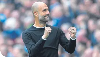  ??  ?? Pep is “the best manager in the world”, according to Klopp