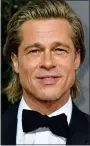  ??  ?? REAL JOKER: Brad Pitt at Golden Globes awards