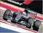  ?? PICTURE: EPA ?? Lewis Hamilton races to victory in last Sunday’s American GP.