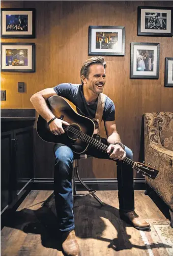  ?? JOSIE NORRIS, THE ( NASHVILLE) TENNESSEAN ?? Charles Esten has made a name as amarathon man, appearing at the Grand Ole Opry dozens of times and released 54 singles — one a week for more than a year.