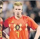  ?? FOTO: TWITTER ?? De Bruyne Con la selección belga