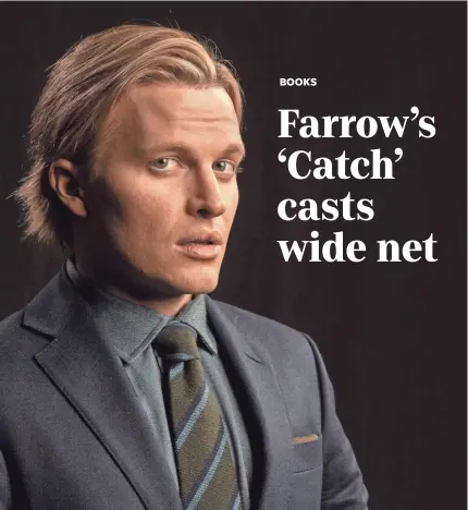  ?? ROBERT DEUTSCH/USA TODAY ?? Pulitzer Prize-winning journalist Ronan Farrow, 31, poses for a portrait in New York.