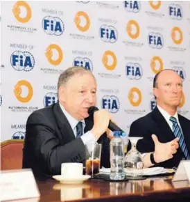  ?? JULIETH MÉNDEZ ?? John Todt, presidente de la FIA, visita Costa Rica para atender asuntos sobre seguridad vial y muertes en las carreteras.
