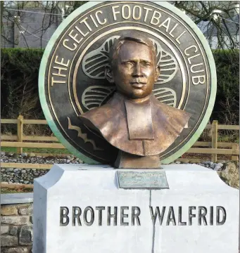  ??  ?? The Brother Walfrid memorial in Ballymote.