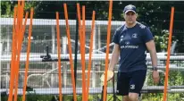  ??  ?? Leinster’s back coach Felipe Contepomi is happy to work with the young players in the squad