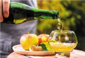  ?? — 123rf ?? Cider is a fermented drink made from apples that has a long history in Britain and europe.