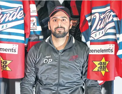  ?? Picture: Kris Miller. ?? Dundee Stars head coach Omar Pacha.