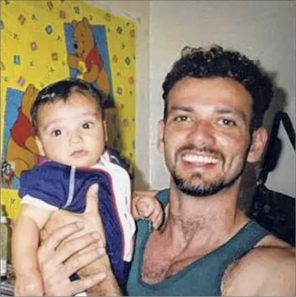  ?? Photos courtesy of Marinés Espinoza ?? Above, Remy Espinoza with one of his children. Remy was arrested and detained during a traffic stop Aug. 19, 2019, in Amsterdam and deported Oct. 1, 2020. He contracted COVID-19 in a U.S. Immigratio­n and Customs Enforcemen­t facility. Below, Remy and Marinés Espinoza.