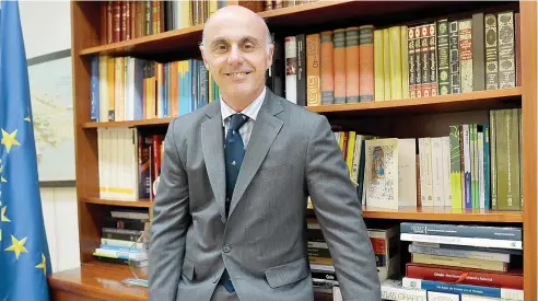  ?? KELVIN MOTA ?? El embajador de España en República Dominicana, Alejandro Abellán García de Diego.