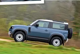  ?? ?? Defender seamlessly matches old 4x4 looks and talents with new luxury car qualities