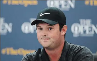  ?? ALASTAIR GRANT THE ASSOCIATED PRESS ?? Patrick Reed appears at a news conference for the 147th British Open in Carnoustie, Scotland, on Tuesday.
