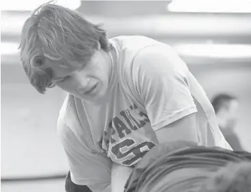  ?? KARL MERTON FERRON/BALTIMORE SUN ?? Daniel Planta would be the 11th Maryland wrestler, counting public as well as private schools, to win four state championsh­ips. “To be honest with you, I didn’t know there were only a handful of guys to do that,” his coach, Rob Eiter, said.