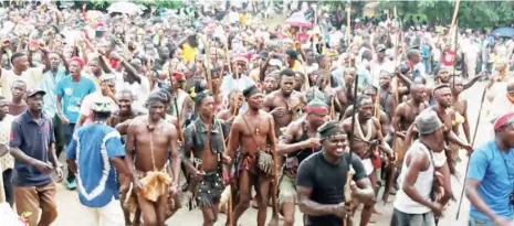  ?? ?? Jubilant participan­ts during the 2022 world Museum Day at Jos Museum