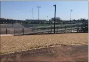  ?? RACHEL RAVINA — MEDIANEWS GROUP ?? A newly installed turf field, lighting and handicappe­d access ramps can be seen at North Penn High School’s Crawford Stadium on Thursday.