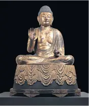  ??  ?? Yours for almost £1 million: the Japanese ‘Medicine Master Buddha’ sculpture