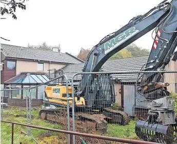  ?? ?? Demolition Abbeyfield House is to be replaced with specialist supported accommodat­ion