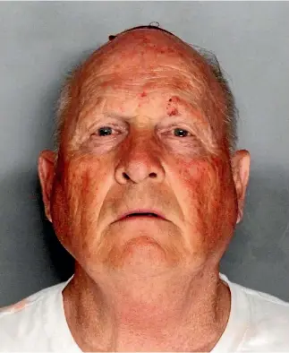  ?? PHOTO: AP ?? Former police officer Joseph James DeAngelo is accused of being the criminal known as the East Area Rapist and the Golden State Killer, who committed at least 12 homicides and 45 rapes throughout California in the 1970s and ‘80s.