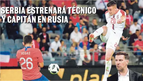  ?? AFP ?? La Tricolor tendrá que ponerle cuidado a Sergej Milinkovic, quien enfrentó a Chile en un amistoso.