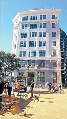  ??  ?? Retro fit: The Huddart Parker building in Post Office Square where almost $9 million has been spent on a major refit and strengthen­ing project.