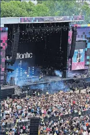  ??  ?? GATHERING Music fans soak up TRNSMT atmosphere