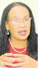  ?? HECTOR/PHOTOGRAPH­ER ?? Donna Scott-Mottley SHORN