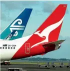  ?? JOHN SELKIRK/STUFF ?? The two rival airlines begin their codeshare arrangemen­t in October.