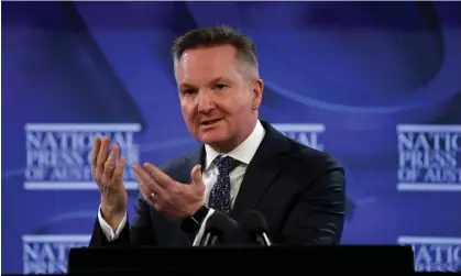  ?? Photograph: Bianca de Marchi/AAP ?? Chris Bowen said the concerns raised about carbon credits were ‘substantia­l and real’ and confirmed he would unveil a review of the system.