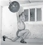  ??  ?? Dave Prowse pictured training in Bristol in 1962 and, inset, as the Green Cross Code man