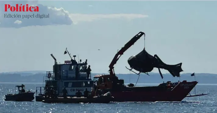  ?? ?? ► La Fiscalía investiga las causas del accidente en Lago Ranco en el cual falleció el exgobernan­te Sebastián Piñera.