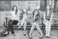  ?? By Mark Seliger, HBO ?? Benched: Allison Williams, left, Jemima Kirke, Lena Dunham and Zosia Mamet play twentysome­things struggling with careers, love.