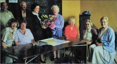  ??  ?? The first committee of the East Meath Active Retirement Group pictured in 1998. Right to left: Theresa McNulty, Mary White, Maureen Taylor, Kitty Roche, Bernadette McCarthy, Fred O’Connor, Eddie Peppard, Maureen O’Connor and Pat Peppard.