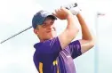  ?? COURTESY OF WNMU ATHLETICS ?? Calum Hill shot a 1-under 69 on Friday in the U.S. Open and stands tied for 14th heading into the weekend.