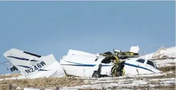  ?? OLIVIER PONTBRIAND/LA PRESSE FILE PHOTO ?? The Mitsubishi MU-2B-60 plane that crashed, killing former cabinet minister Jean Lapierre in 2016, is an aircraft that is known for being tough to fly. The Transporta­tion Safety Board released its report on the crash Wednesday.