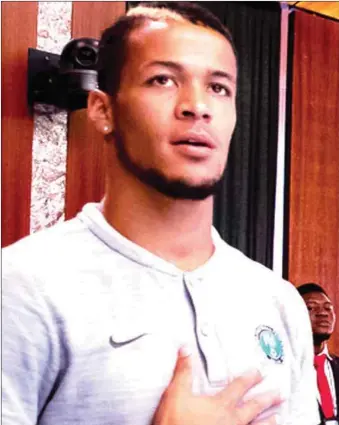  ??  ?? Troost-Ekong... enjoying every minute of football since switching to Nigeria
