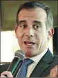  ?? Al Seib Los Angeles Times ?? MAYOR ERIC Garcetti says unions gave up some raises to keep from paying more in health costs.