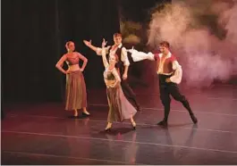  ?? DR. PHILLIPS CENTER ?? Dancers from the National Ballet of Ukraine perform selections from “Le Corsaire” during an Aug. 27 benefit at the Dr. Phillips Center for the Performing Arts.