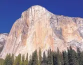  ?? BEN MARGOT/ASSOCIATED PRESS ?? Officials at Yosemite National Park, Calif., say a chunk of rock broke off El Capitan on Wednesday along one of the most famously scaled routes.