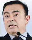  ??  ?? Carlos Ghosn is Nissan Motor Co.’s former chairman.