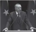  ??  ?? Presidenti i Turqisë, Recep Tayyip Erdogan