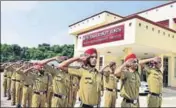  ?? SIKANDER SINGH/HT ?? Students at Maharaja Ranjit Singh Preparator­y Institute of Armed Forces at Mohali.