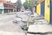  ??  ?? En febrero deberá estar listo un informe de avances sobre el rescate de las colonias de esa demarcació­n afectadas por el surgimient­o de grietas.