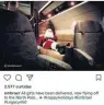 ?? INSTAGRAM EMBRAER ?? » CLICK. Em brincadeir­a no Instagram, a Embraer posta foto de um Papai Noel dormindo em um Legacy e diz que, após entregar todos os presentes, ele volta ao Polo Norte.