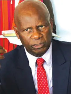  ??  ?? Minister Chinamasa