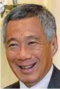  ??  ?? Lee Hsien Loong