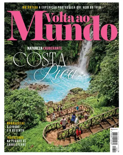 Front page of Volta ao Mundo newspaper from Portugal