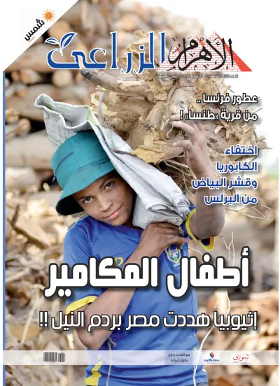 Front page of Alzeraaya newspaper from Egypt