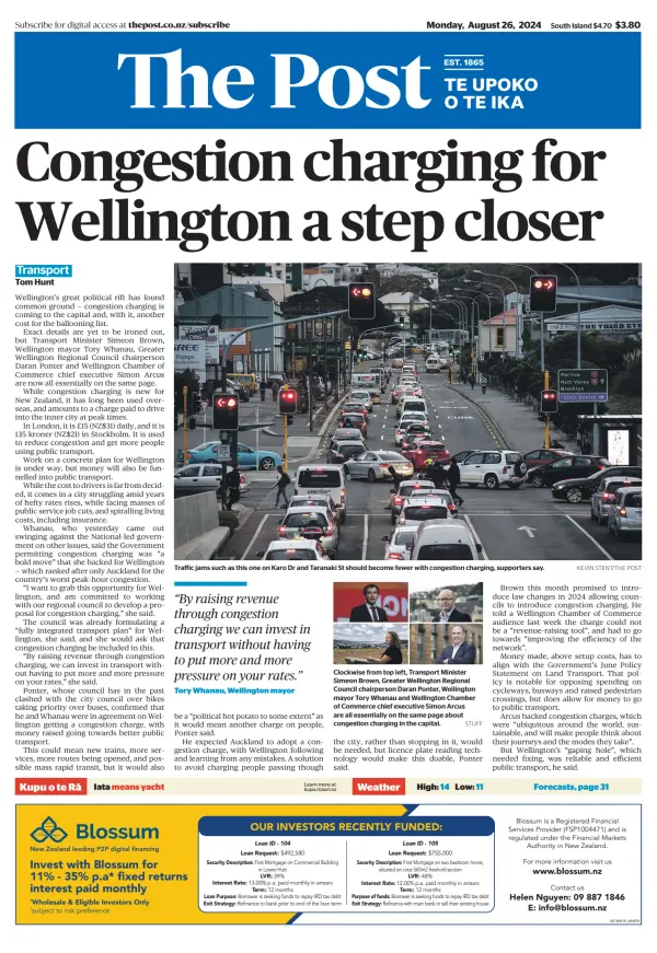 Read full digital edition of The Dominion Post Digital edition newspaper from New Zealand