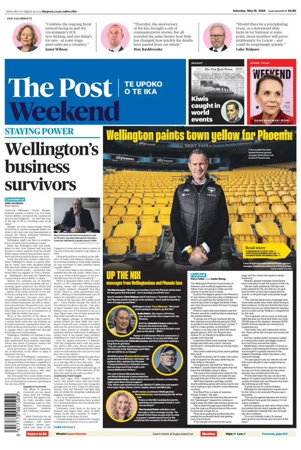 Read full digital edition of The Dominion Post Digital edition newspaper from New Zealand